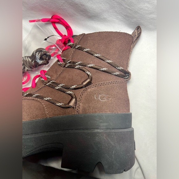 UGG Brisbane Lace Up Pink and Brown | 7 NEW - Picture 9 of 16